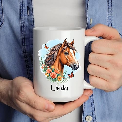 Miniatura 24 de Taza de café personalizada de mariposa para niños, mujeres, tazas personalizadas de animales, taza con nombre personalizado para cumpleaños, Taza