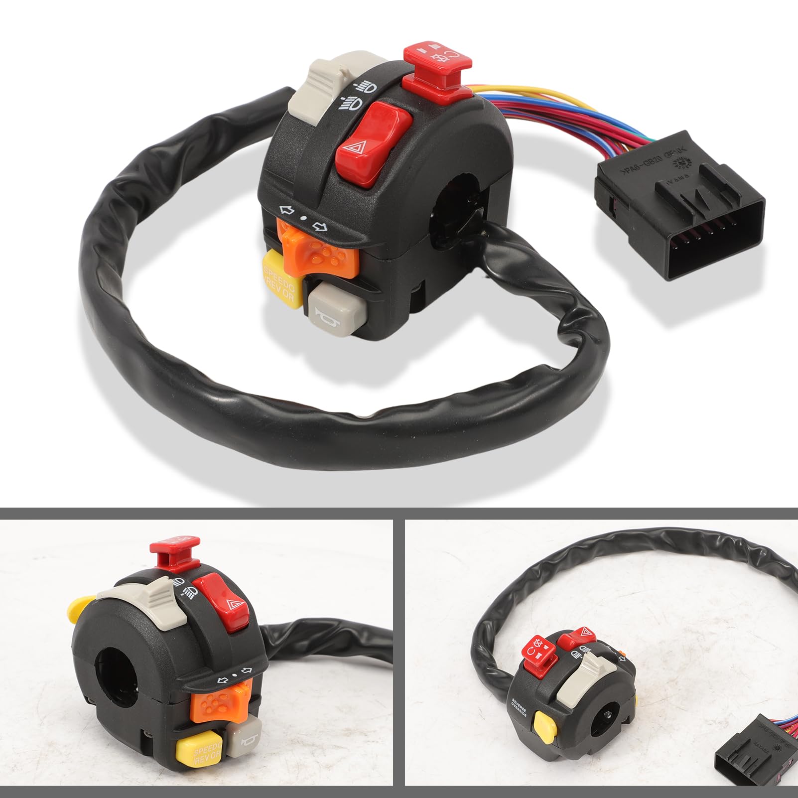 Interruttore faro sul manubrio sinistro 4013074 per Polaris Scrambler 500 850 1000 Trail Blazer 330 Sportsman 500 550 570 850 interruttore manubrio 4012435