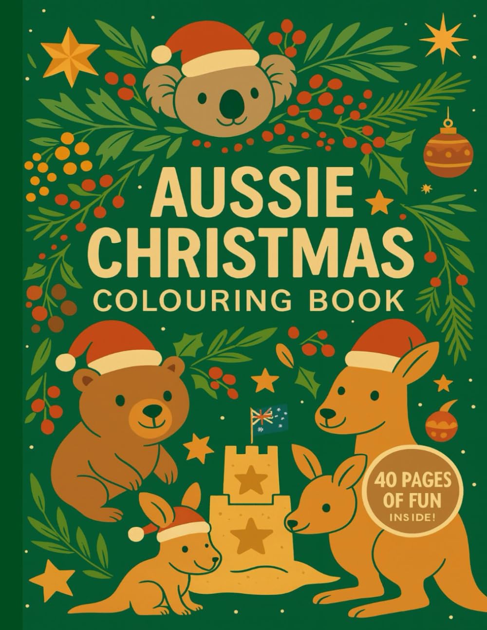 Aussie Christmas Colouring Book