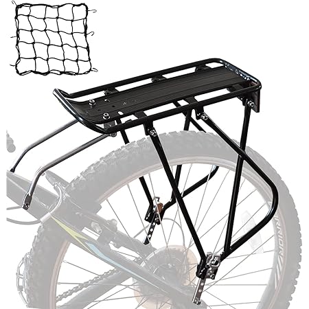Amazon.com: DIRZA Rear Bike Rack Bicycle Cargo Rack Quick Release ...