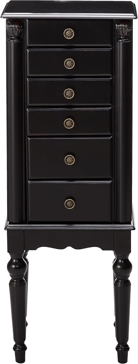 Powell Ebony Jewelry Armoire : Clothing, Shoes & Jewelry