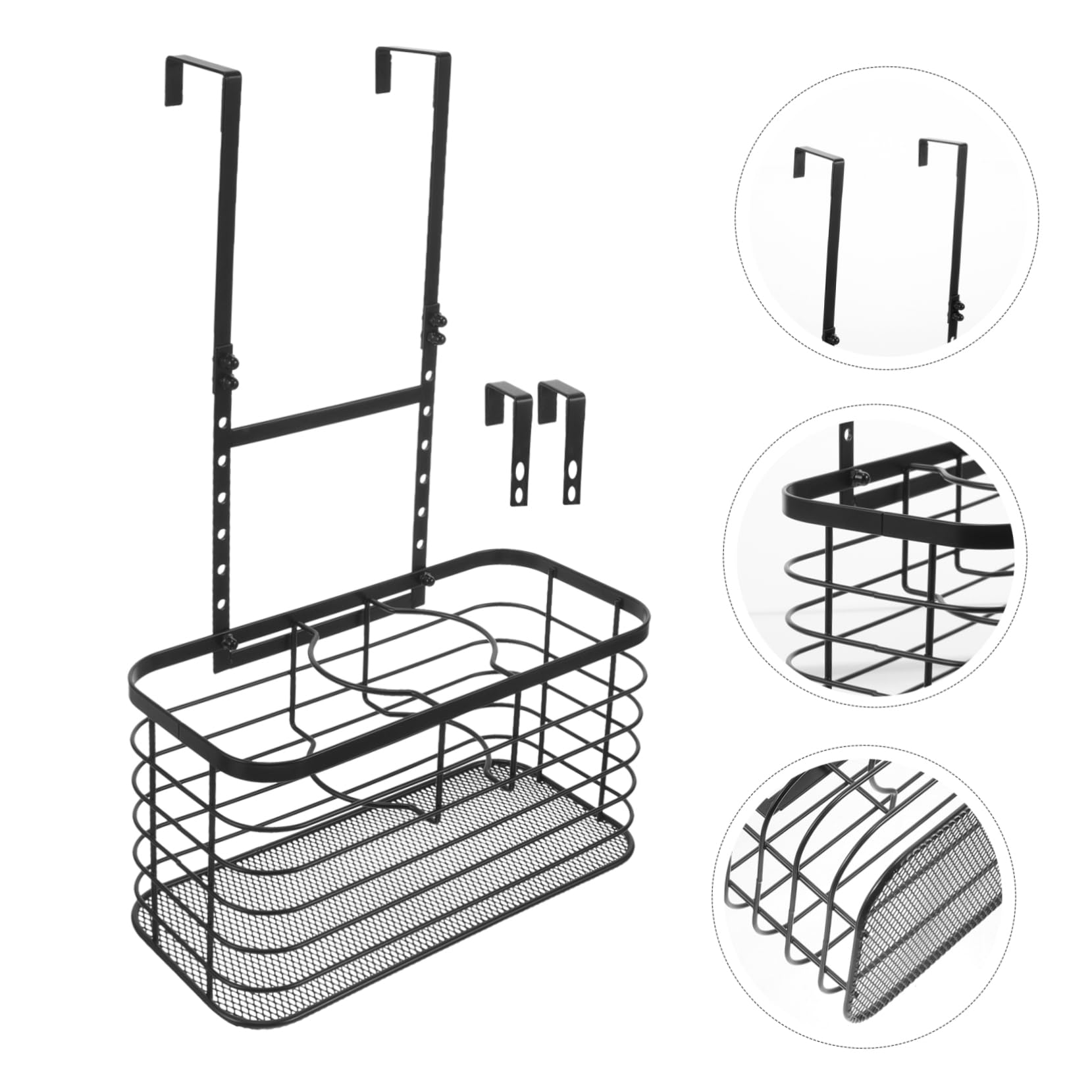 Ciieeo Soporte para Secador De Pelo Negro Estante De Almacenamiento para Secador De Pelo Doméstico Organizador De Baño para Herramientas De Peinado para Baño