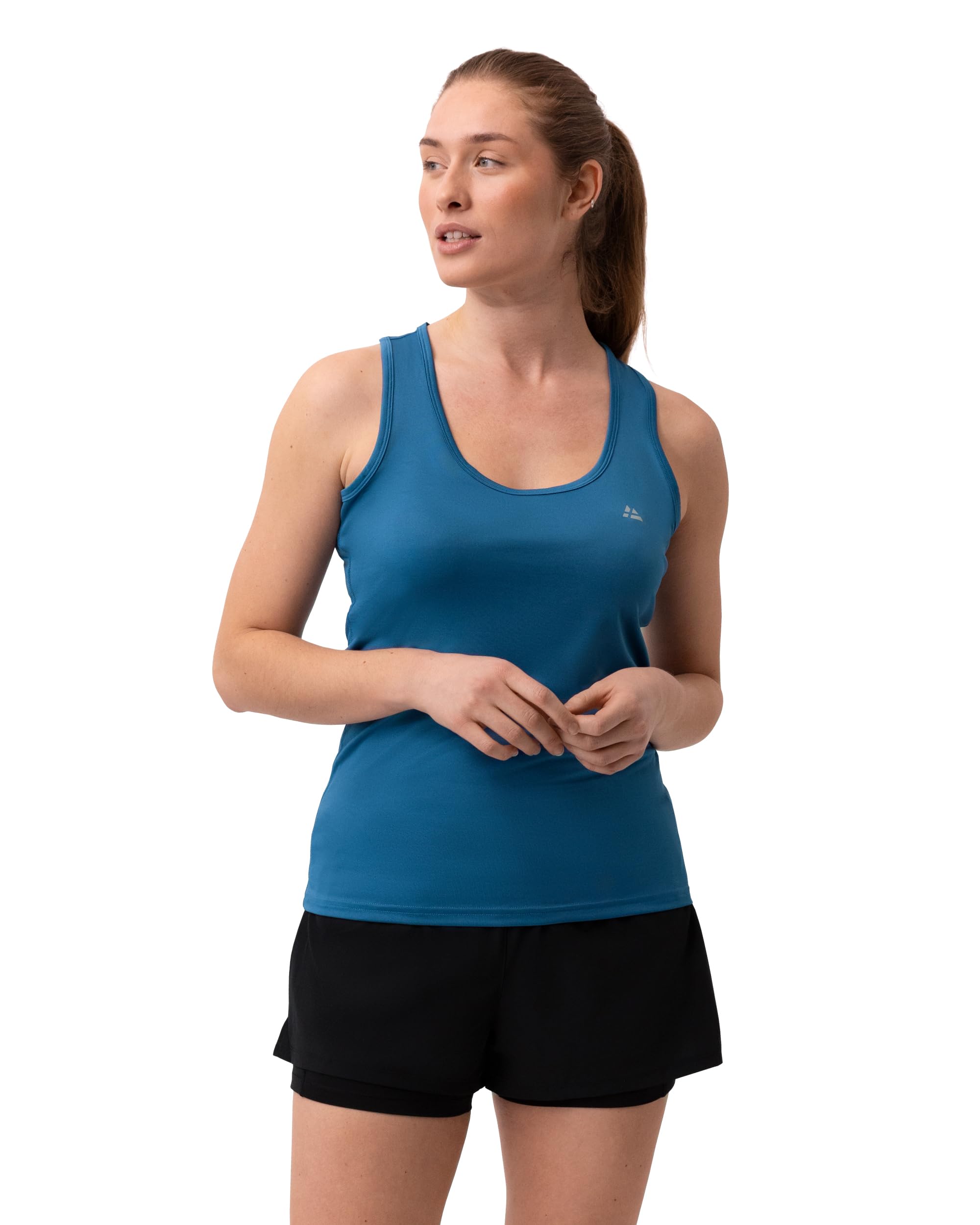 Danish Endurance Ärmelloses Sport-T-Shirt für Damen, Tank-Top, leicht & atmungsaktiv, Laufen & Fitness