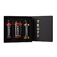 Vista 1 de TRUFF Truffle Lovers Pack – Truffle Lovers Sauce, aceite TRUFF y salsa de pasta Pomodoro de trufa negra TRUFF – Salsa picante de trufa regalo