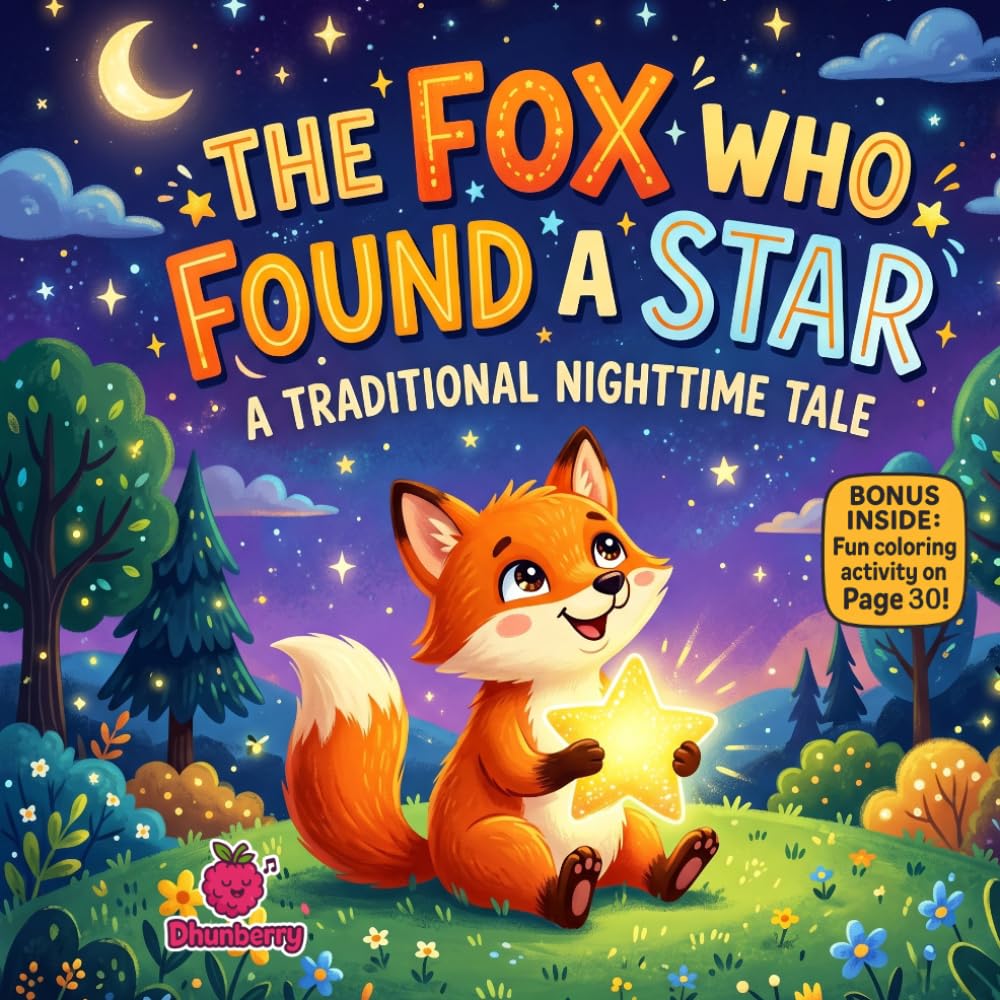 The Fox Who Found a Star: A Silly Rhyming Bedtime Adventure About Mistakes, Laughter, and Never Giving Up