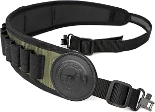TOURBON Shotgun Sling with 12GA Shell Holder, No-Slip Adjustable Padded Gun Strap for Hunting Shooting