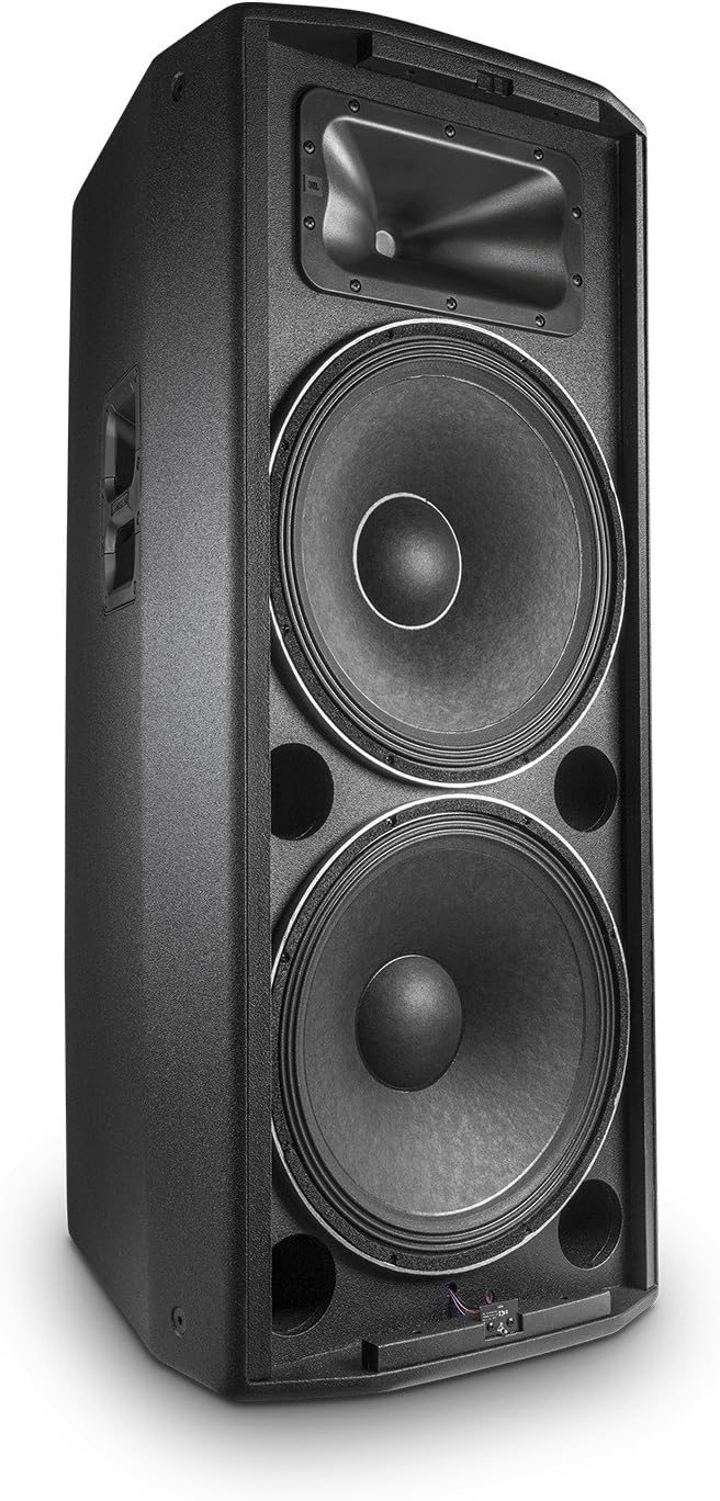 JBL Professional PRX825 Portable Full-Range Speaker. Dual 15”, Two-Way, Bass-Reflex, 1500-Watt Class-D Amplifier, Wi-Fi, App Control. Black