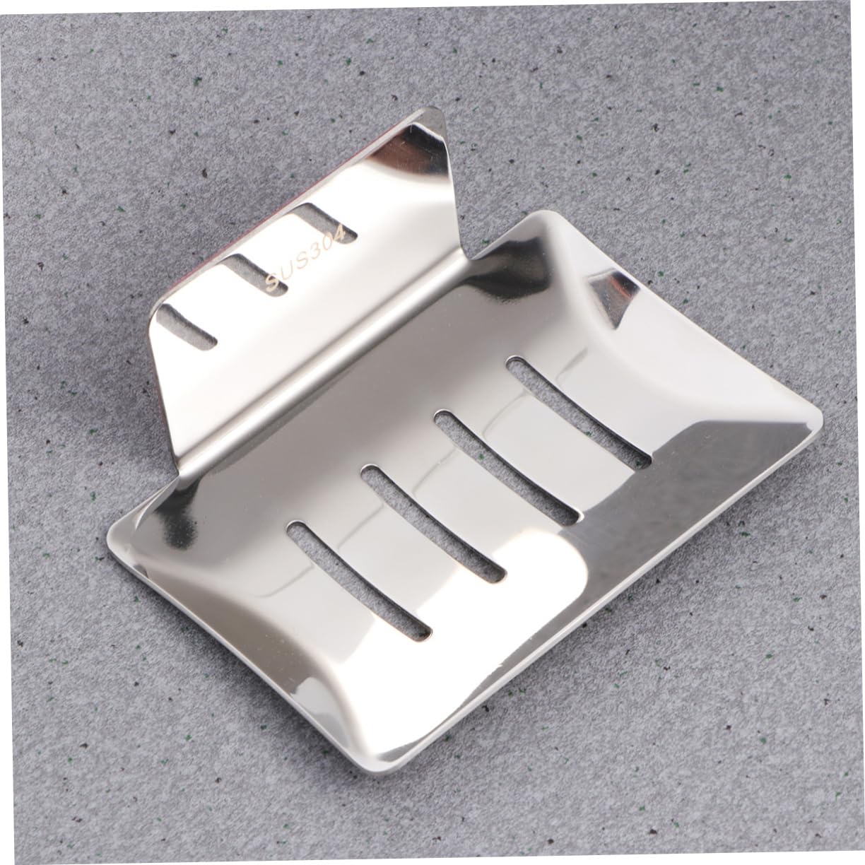 Jabonera de Acero Inoxidable 304 Plata 1 Pieza para Baño