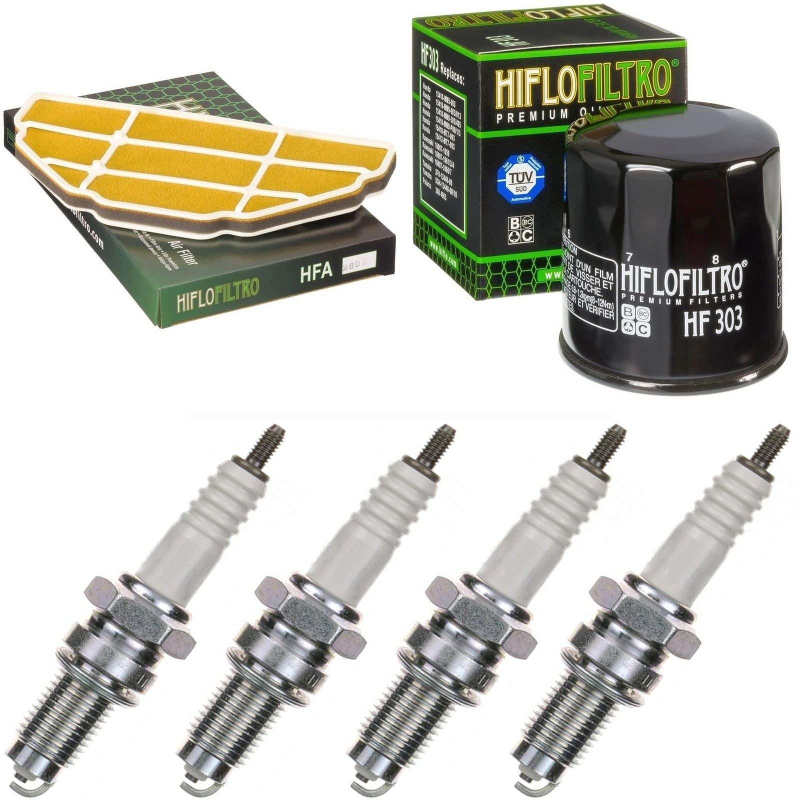 Filtro de aire, filtro de aceite, bujías para ZX-6R 600 G Ninja año de construcción 1998-1999 kit de mantenimiento