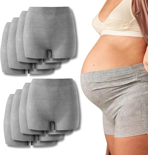 WE ARE MAMMAS Bragas Postparto Desechables Maternidad Alta Sujecion Transpirables Sin Latex Sin Malla Ropa Interior Mujer Talla Unica 36 44 Braguitas Maternidad Hospital Compresas Parto - 1