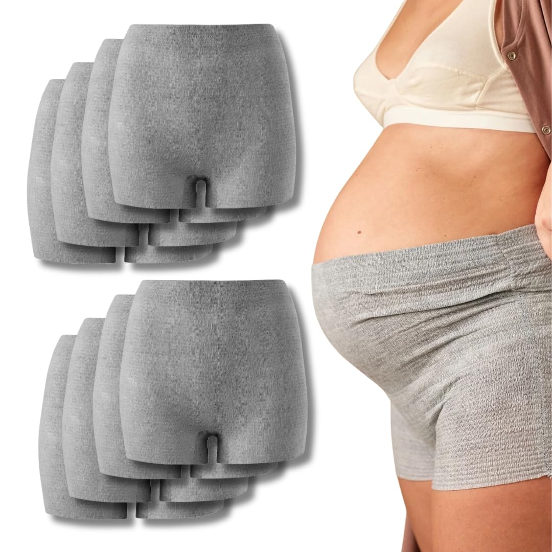 Bragas Postparto Desechables Maternidad Alta Sujecion Transpirables Sin Latex Sin Malla Ropa Interior Mujer Talla Unica 36 44 Braguitas Maternidad Hospital Compresas Parto