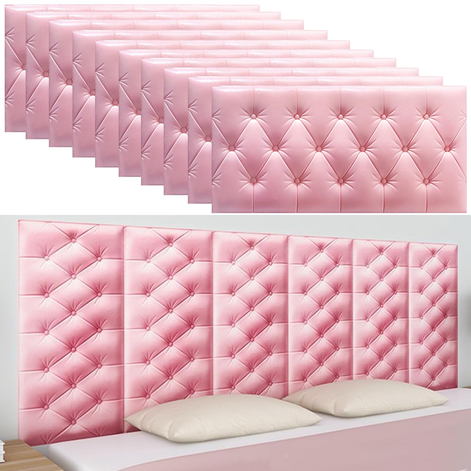Paneles de cojín de pared anticolisión, acolchado protector infantil autoadhesivo