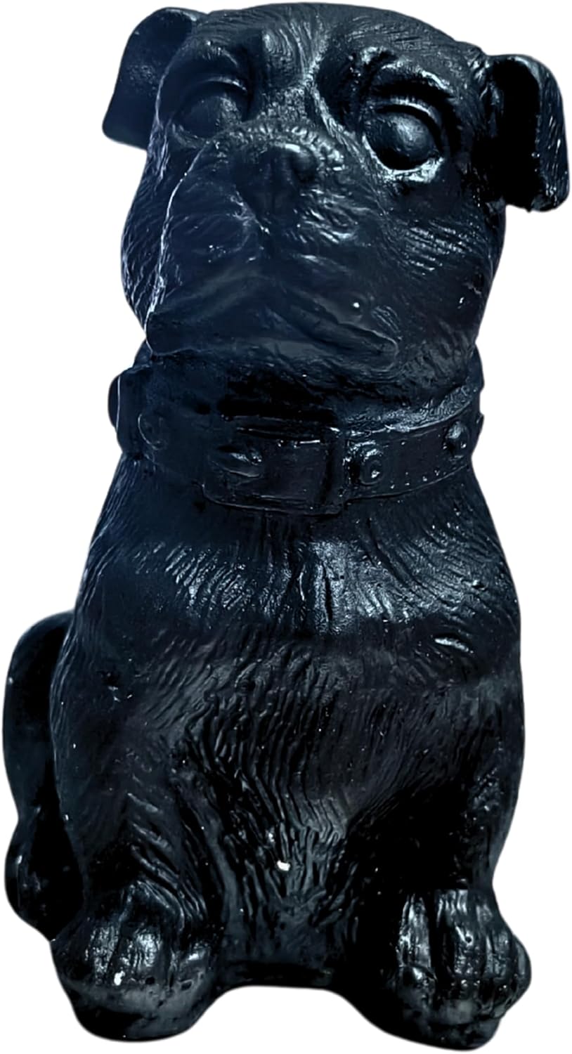 Decorative Dog Sculpture for Home Décor | Cute Sitting Puppy Figurine for Table, Shelf & Living Room Decoration | Small Accent Showpiece for Office & Indoor Spaces