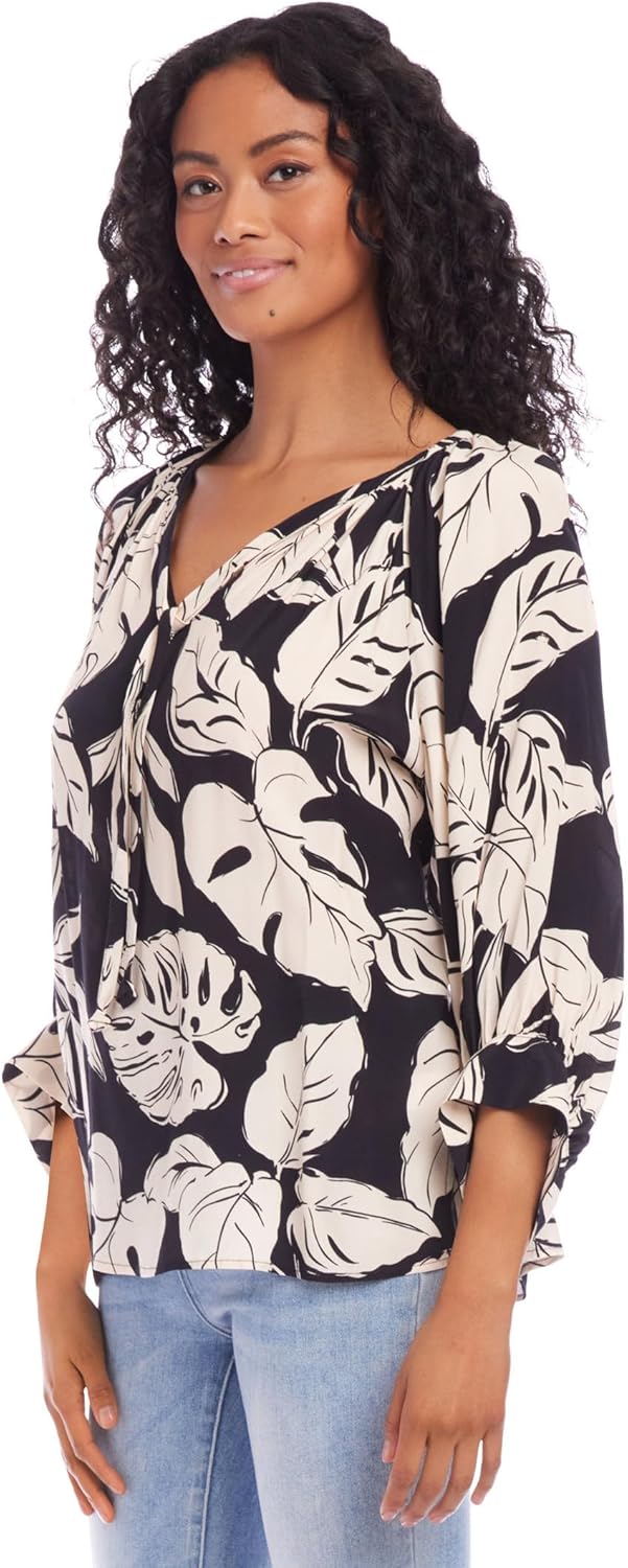 Karen Kane Women's Blouson Sleeve Top - Image 2