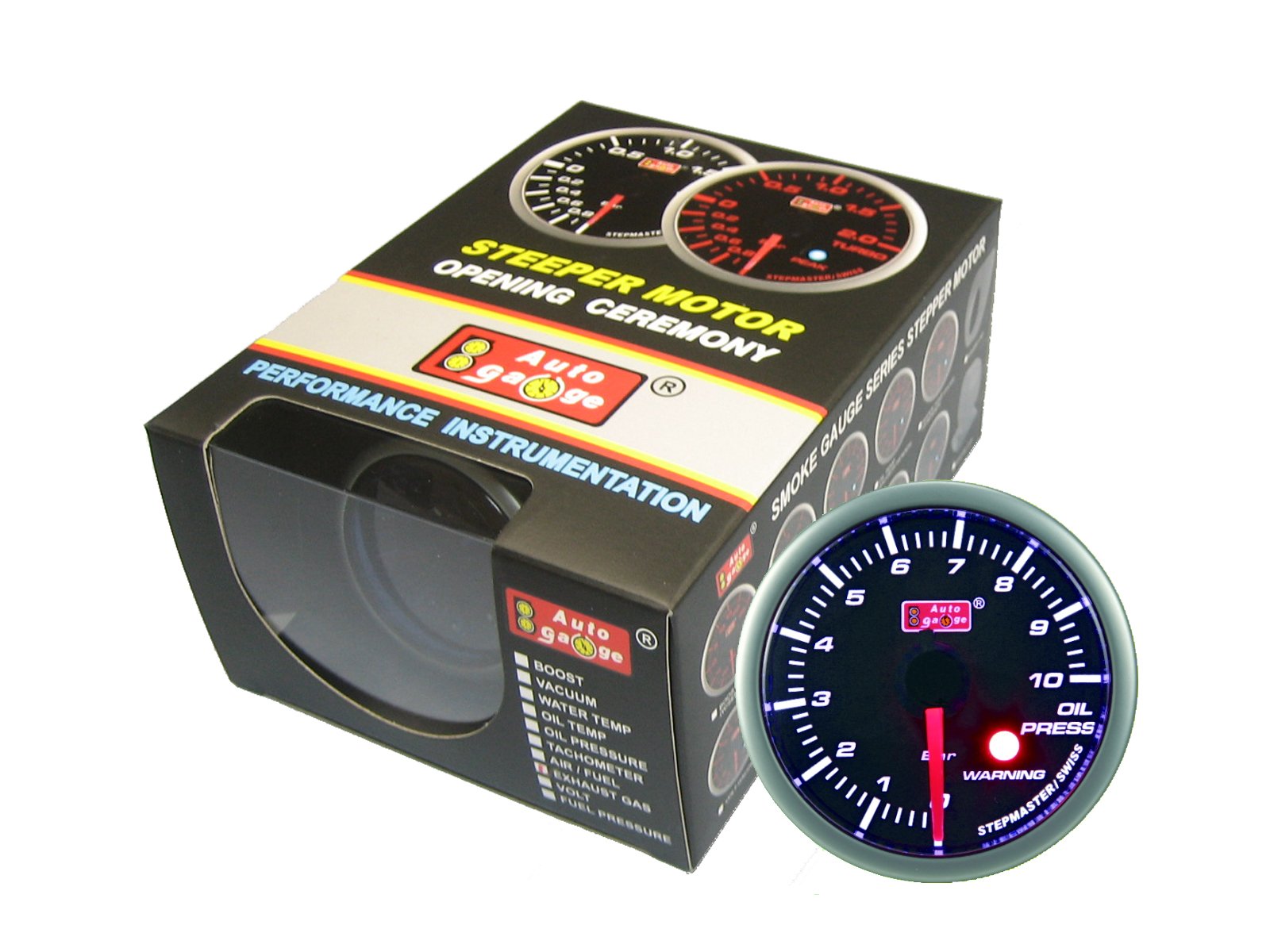 Amazon.co.jp: オートゲージ(AUTOGAUGE) SM60油圧計 ブラックフェイス 