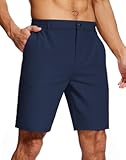 Mens Stretch Dress Shorts 9 Inch Lightweight Quick Dry Hiking Golf Shorts for Men Casual Outdoor Work 3 Pockets