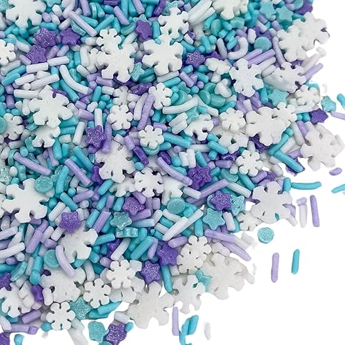 Miniatura 3 de Gránulos  Mezcla de gránulos congelados en azúcar  Gránulos azules  Gránulos de confeti  Gránulos metálicos  Gránulos de copos de nieve  Gránulos