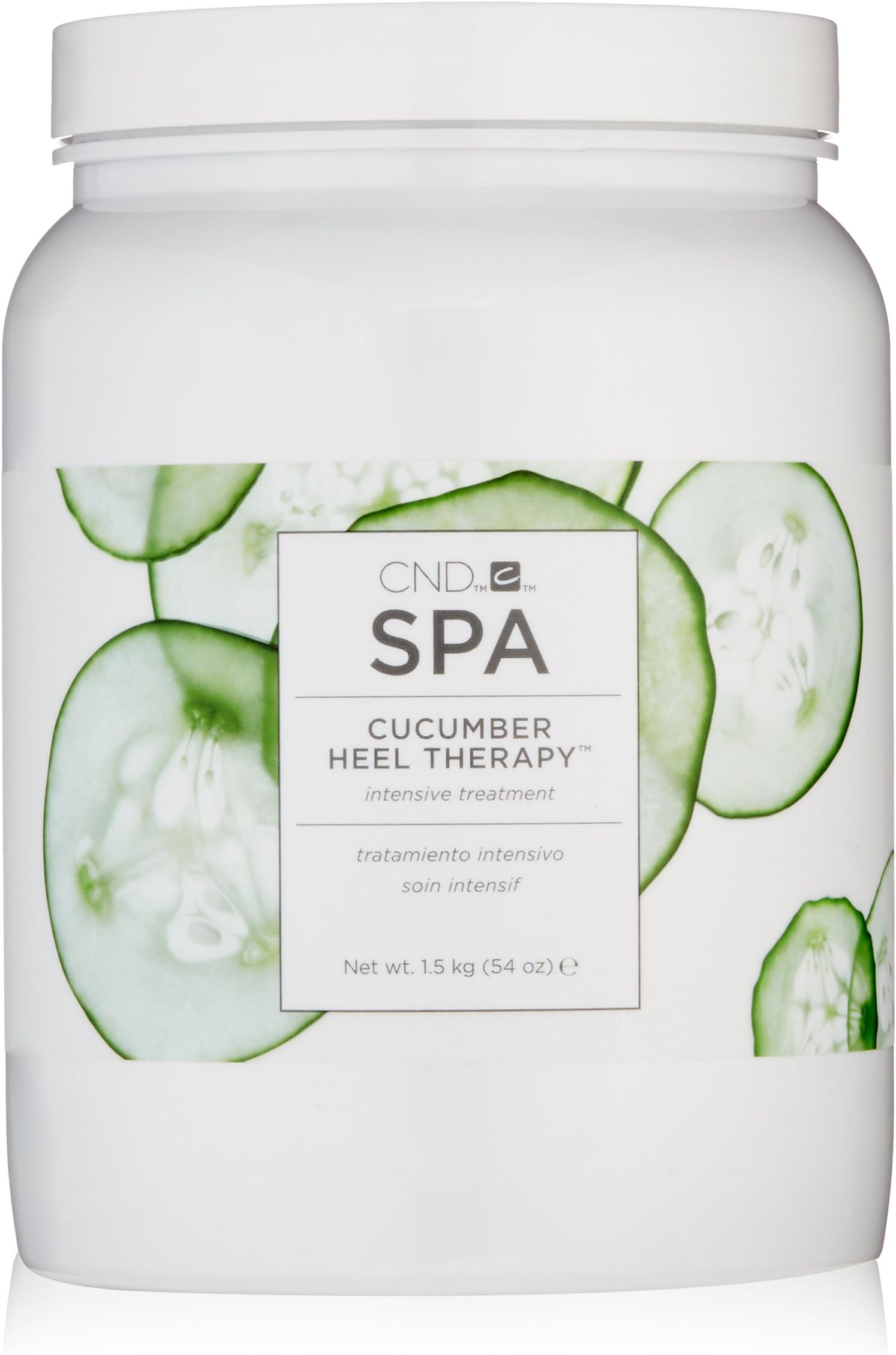 CND Spa Cucumber Heel Therapy Cream, Intensive Daily Moisturizing Treatment for Dry, Callused Soles
