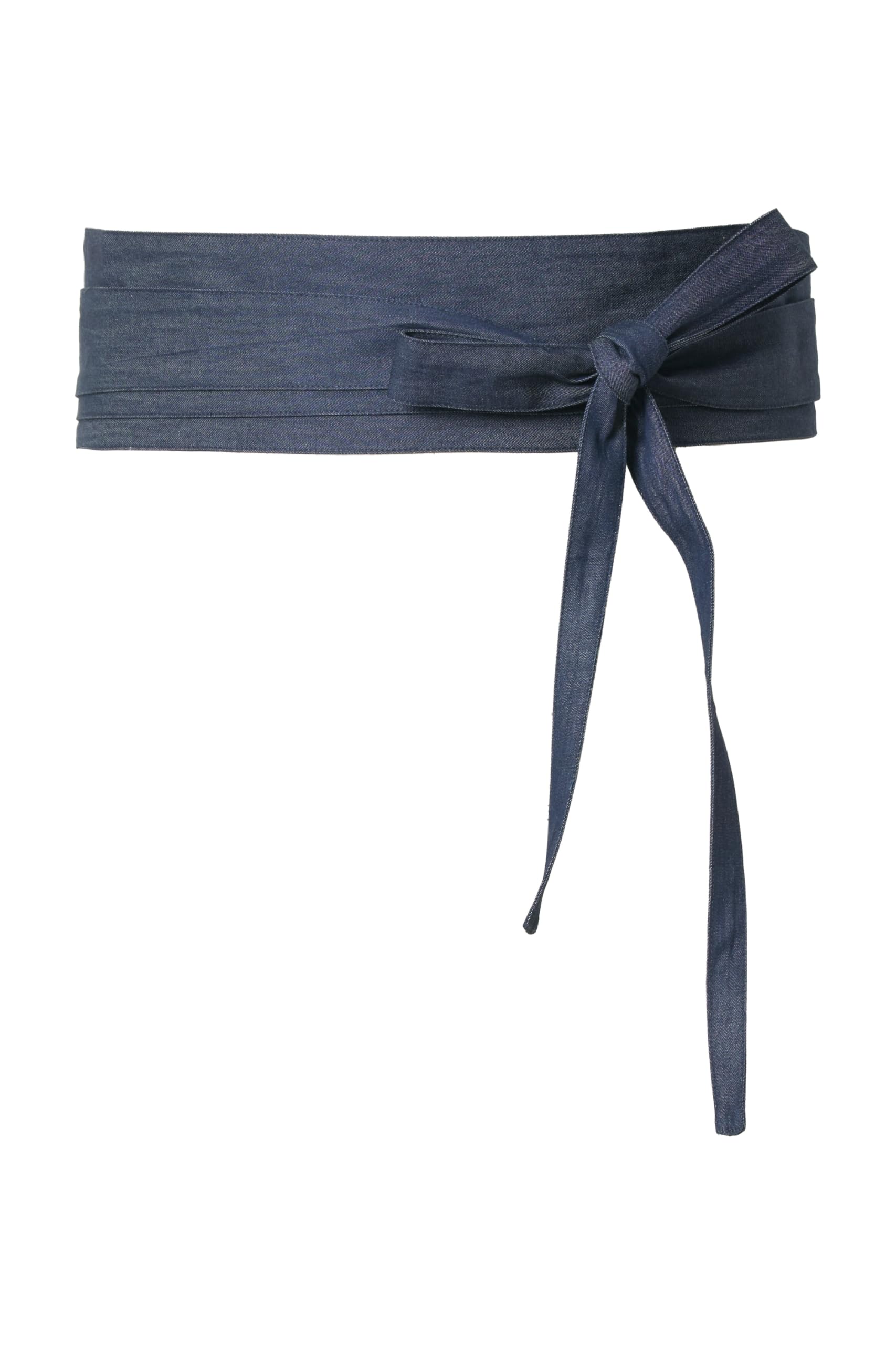 Ulla Popken Damen große Größen Übergrößen Plus Size Bindegürtel, Jeansoptik, Einheitsgröße 829611