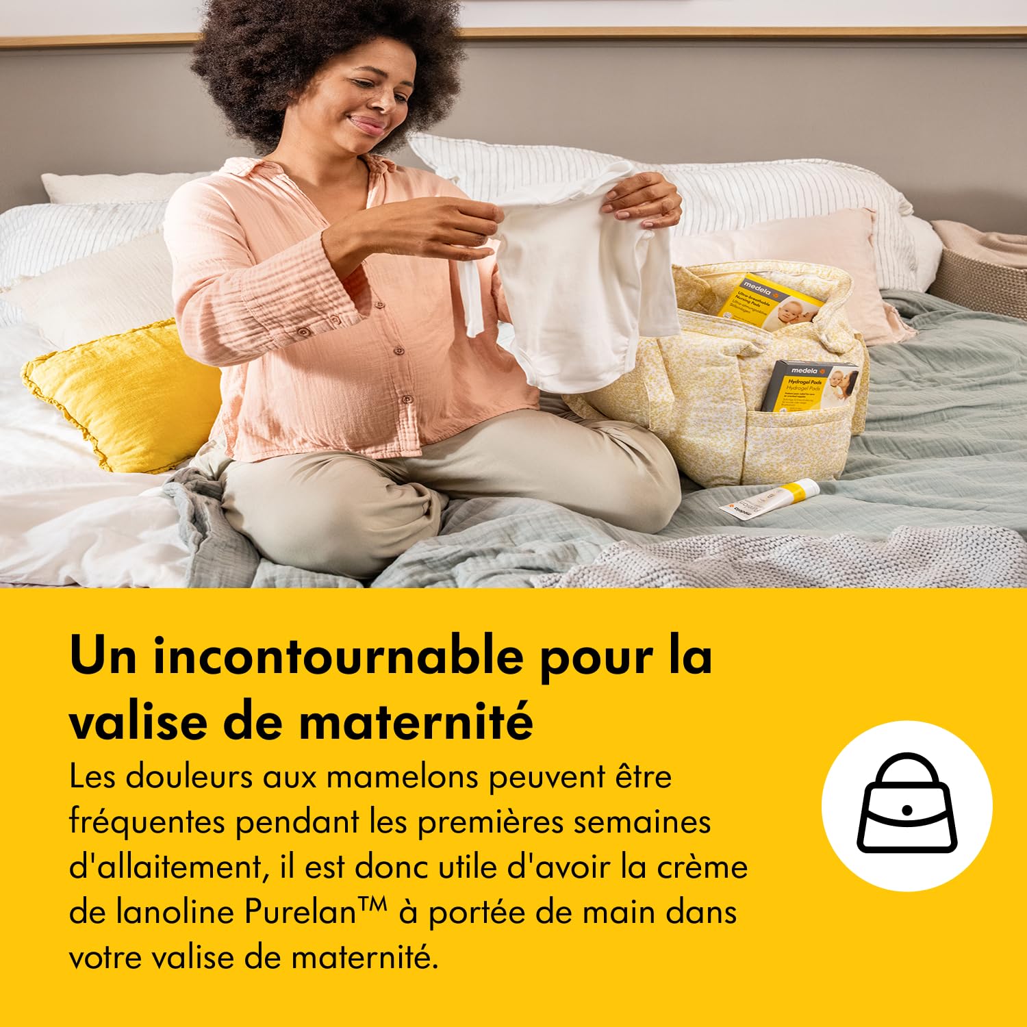 Medela - Crème d'allaitement à la lanoline Medela Purelan - mamelons douloureux, peaux sèches, 100% naturelle, hypoallergénique, 37g