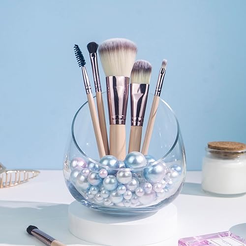 Miniatura 6 de Cusmation 150 cuentas de perlas grandes para jarrones y 800 cuentas de gelatina de agua, relleno de jarrón de perlas para centros de mesa, cuentas