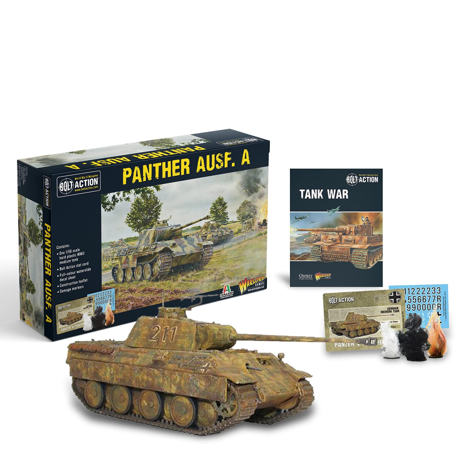 Buy Bolt Action Tank Warlord Games Panther Ausf A German Tank 28mm