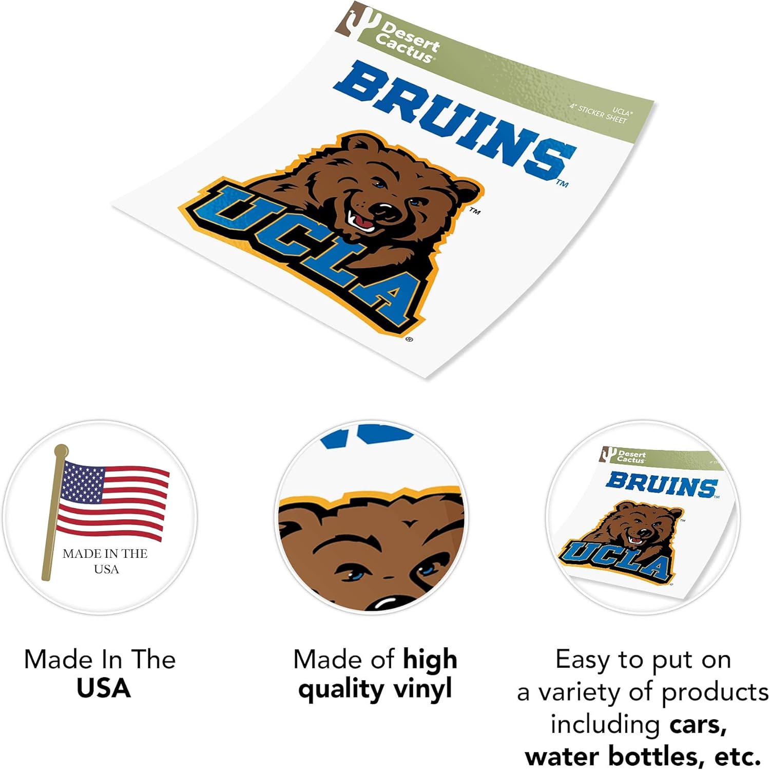 Buy UCLA University of California Los Angeles Bruins Sticker Vinyl
