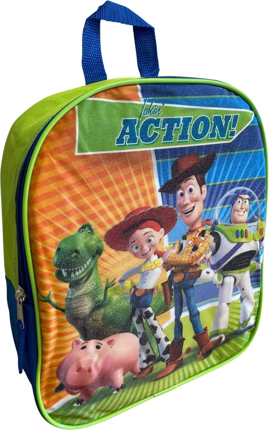 Fast Forward Toy Story ''Action'' 11'' Mini Backpack (Blue-Green) - Image 2