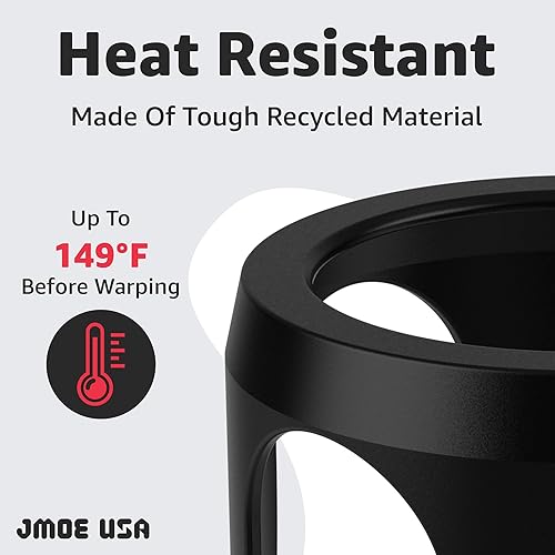 Miniatura 6 de Jmoe USA Soporte delgado para tazas para automóvil, se adapta a latas de 8.4 onzas y 12 onzas, diseño reversible y sin movimiento, material