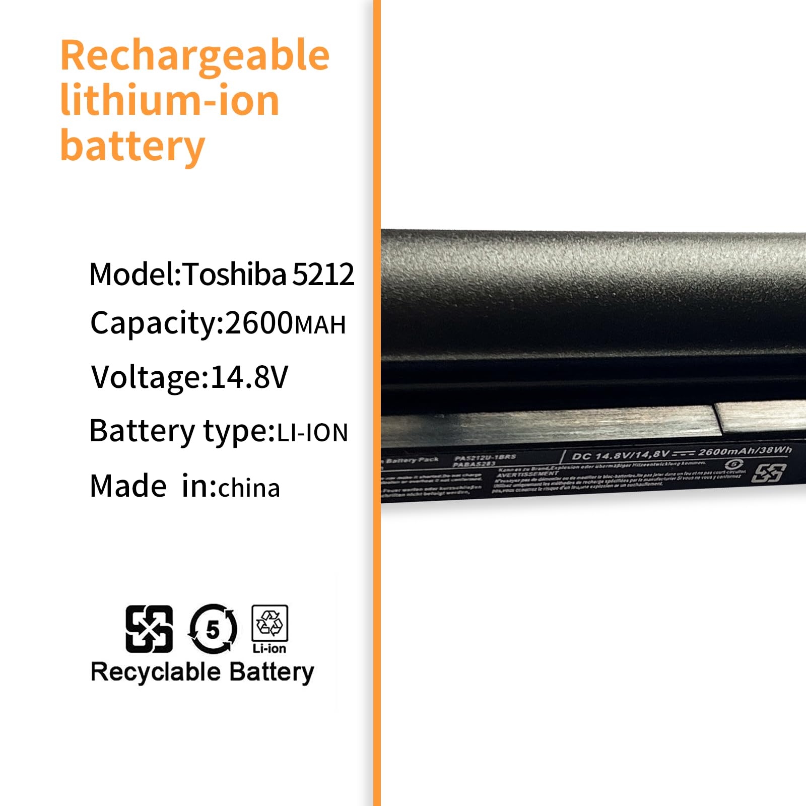 Genuine PA5283U-1BRS 2950mAh 14.6V Battery For Toshiba Satellite Pro R50 A40 -C A50-c C50-b Series La | Philippines Genuine PA5283U-1BRS 2950mAh 14.6V Battery For Toshiba Satellite Pro R50 A40 -C A50-c C50-b Series La | Philippines