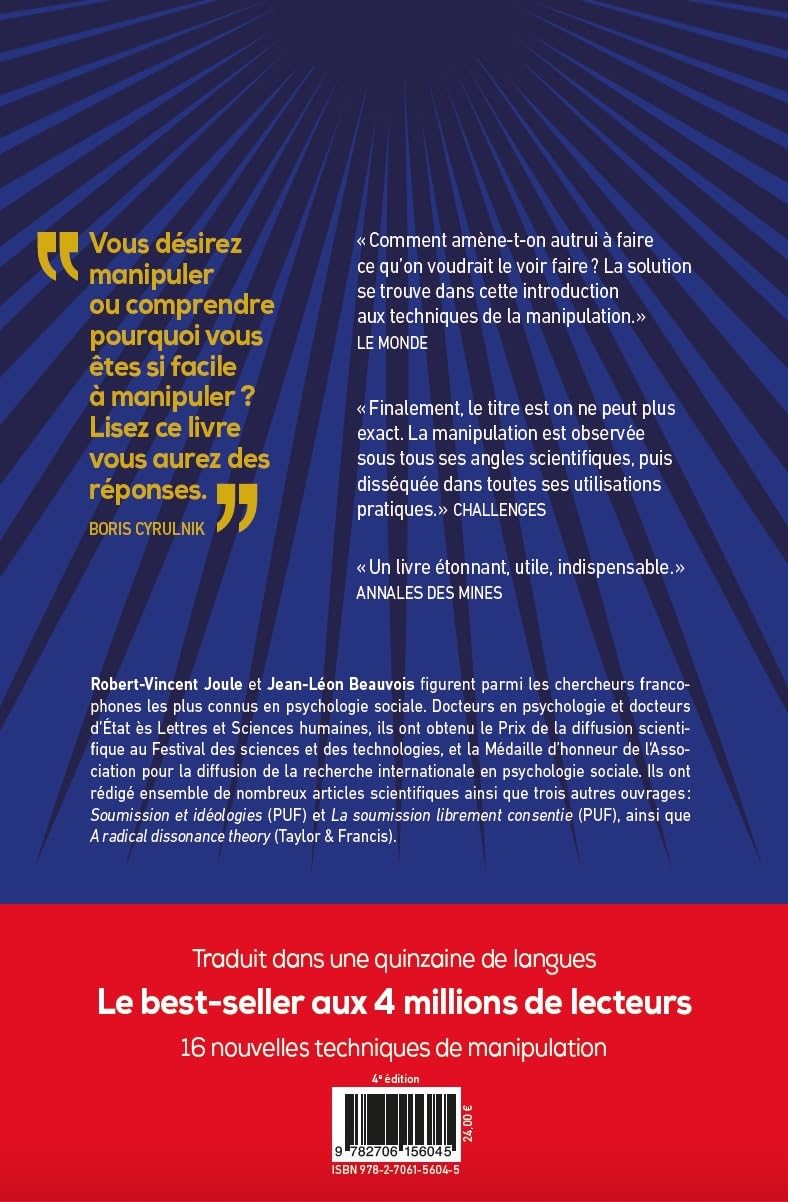 Petit traité de manipulation à l'usage des honnêtes gens: Nouvelle édition augmentée et actualisée
