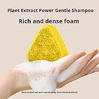 Vista 7 de Barra de champú chino a base de hierbas con jengibre Salvia Miltiorrhiz, cuero cabelludo de ginseng que pica el cabello para el cuidado de la caspa