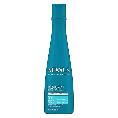 Nexxus Acondicionador ultraligero y suave sin peso para cabello seco y encrespado, tratamiento suave para bloquear el encrespamiento contra la