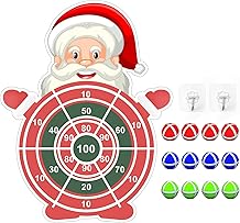 Large Christmas Party Games for Family Kids Adult, Christmas Toys Gifts Dart Board Game Xmas Santa Claus Party Supplies Party Decorations Centerpieces Decor for Boys Girls Activities