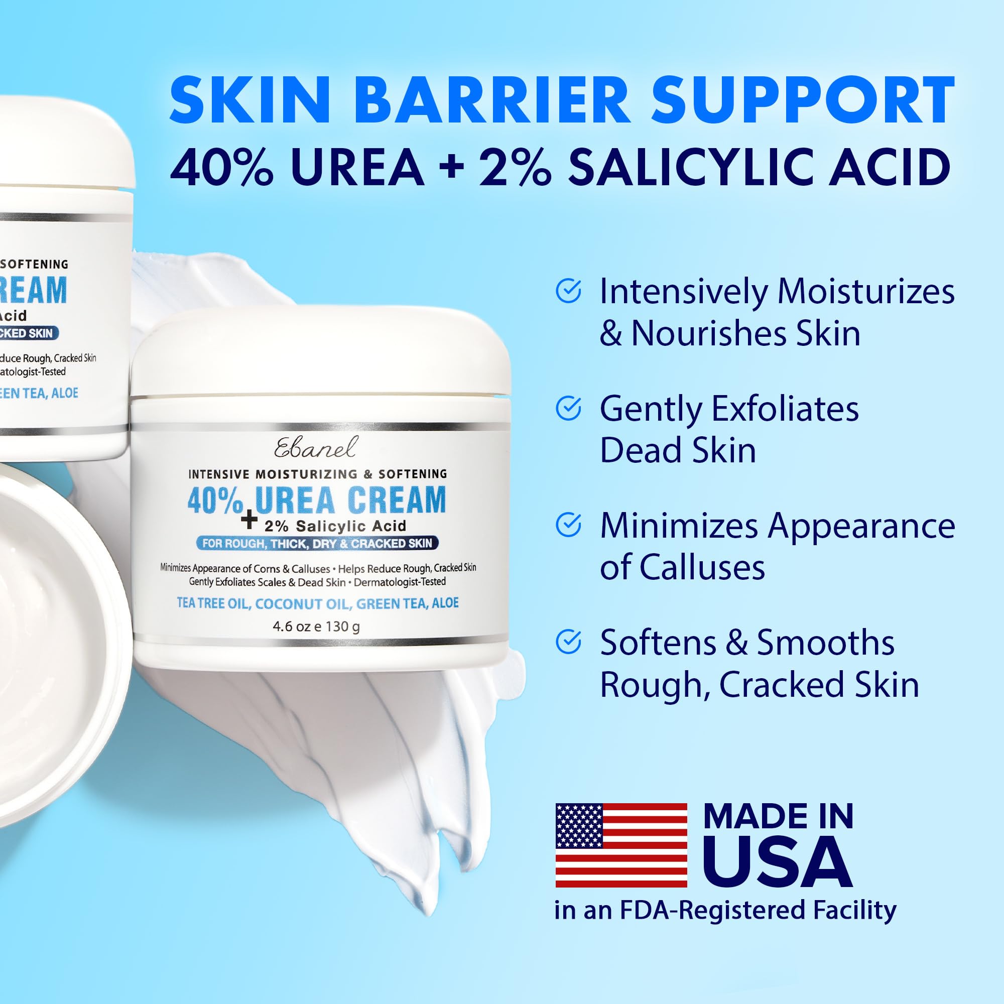 Ebanel Urea Cream - Heal Dry Cracked Feet -2
