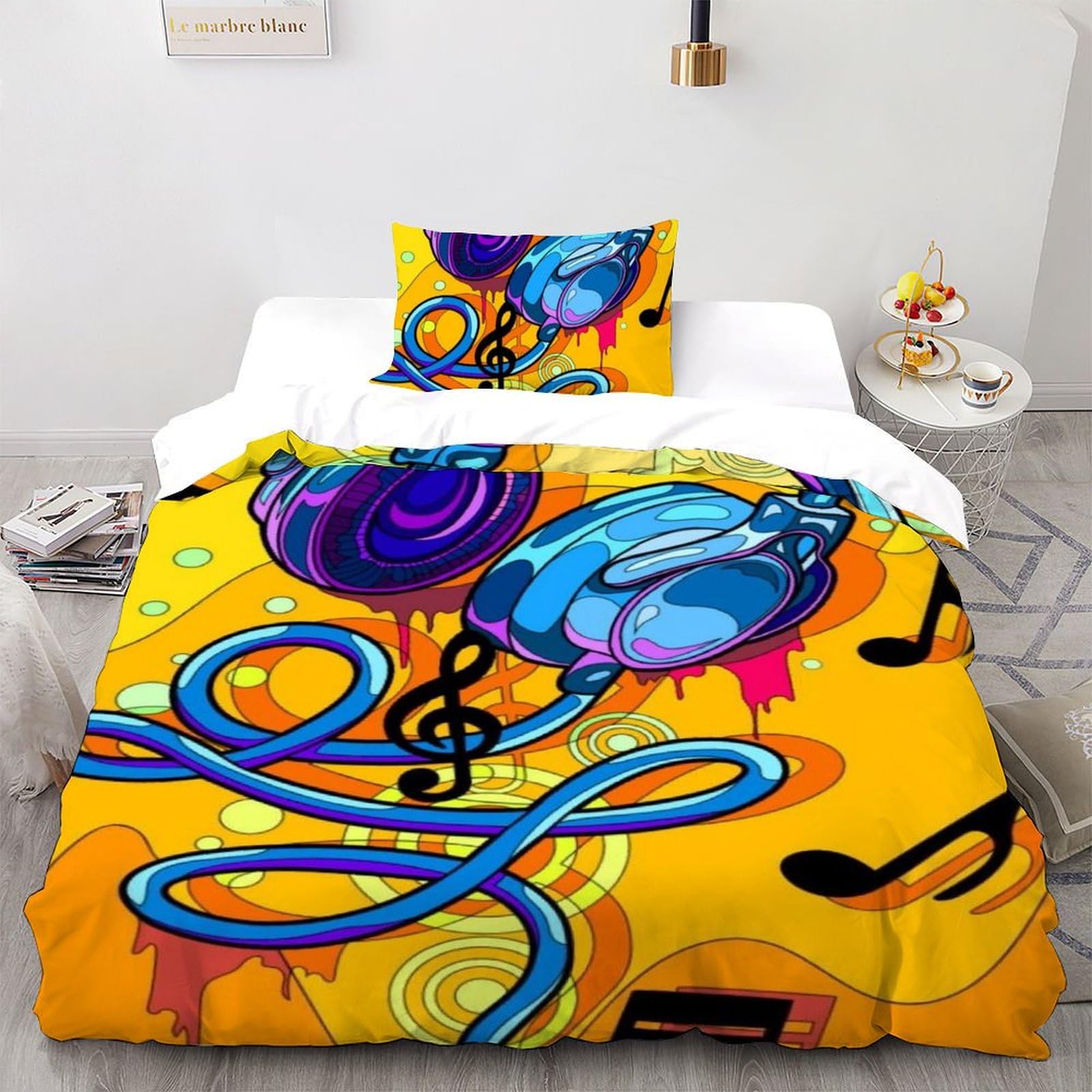 Sleep time douceur enfants parure musique lumineuse en coton