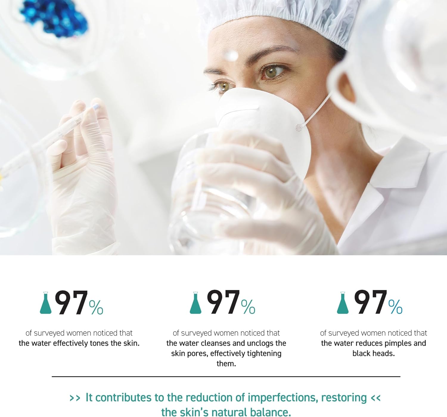 Bioliq - Specialist Toning Water - Restores Skin Balance, Mattifies All Day with Oleanolic Acid, NDGA, & Aloe Vera Leaf Extract for Skin Care - 200 ml - Image 5