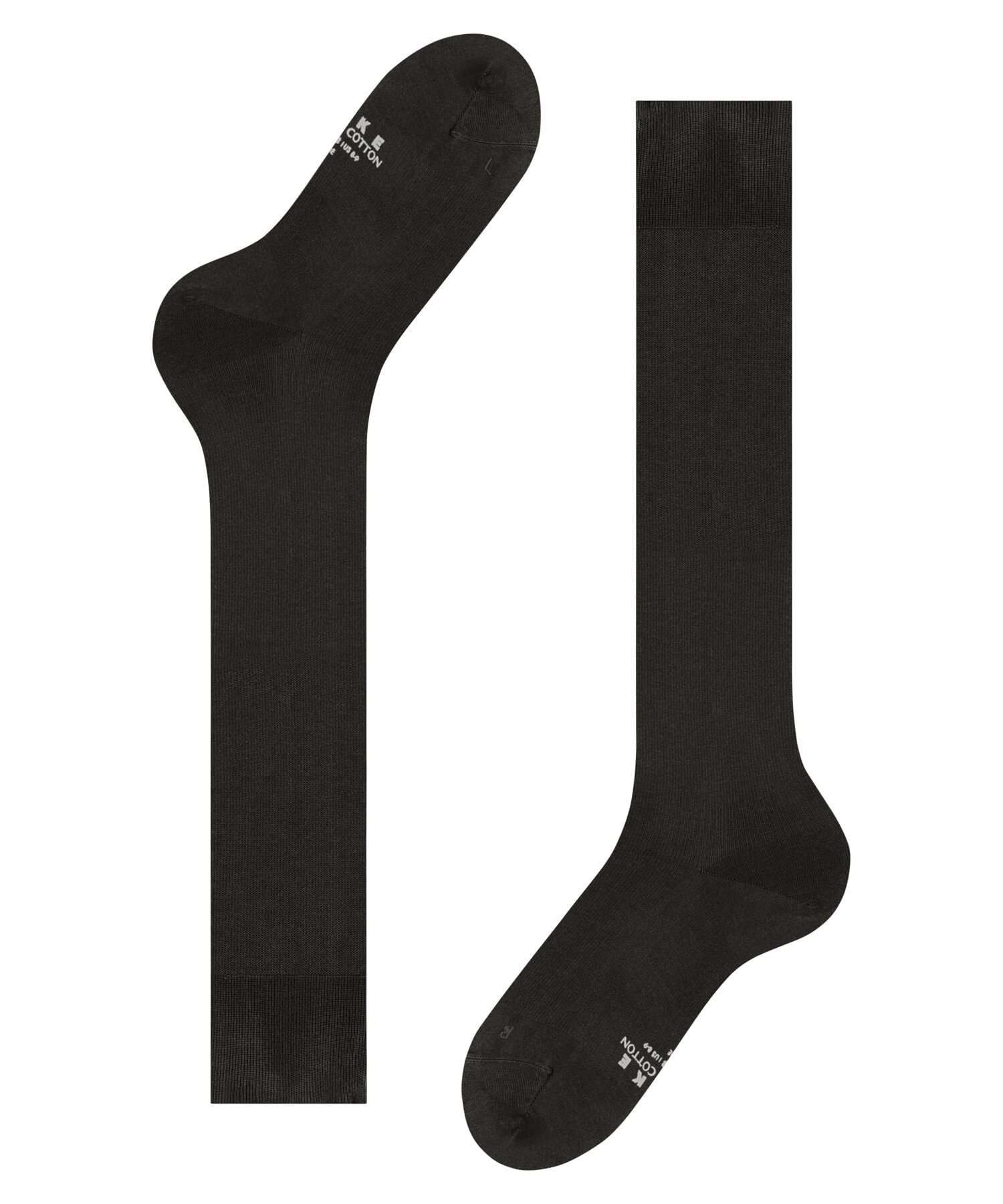 FALKE Lufthansa Travel & Comfort hombre Energizing Cotton calcetines largos fuerte compresión mejor circulación sanguínea viajar pasar largos periodos sentado transpirable algodón 1 par
