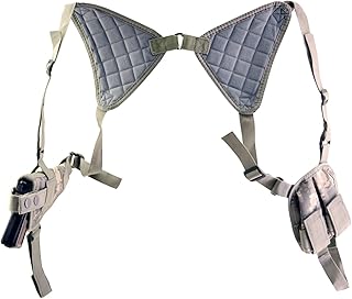 Explorer H23-ACU Fully Adjustable Every Day Carry Tactical Under Arm Holster with Double Mag Carrier