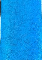 Vista 1 de luvfabrics Tela de tapicería de vinilo de imitación floral en relieve occidental por yarda