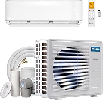 MRCOOL 18000 BTU 115V Ductless Inverter Mini Split Air Conditioner & Heat Pump System, 5th Gen DIY - Wall-Mounted AC Unit w/ Heating and Cooling for Home, Office & Commercial Space