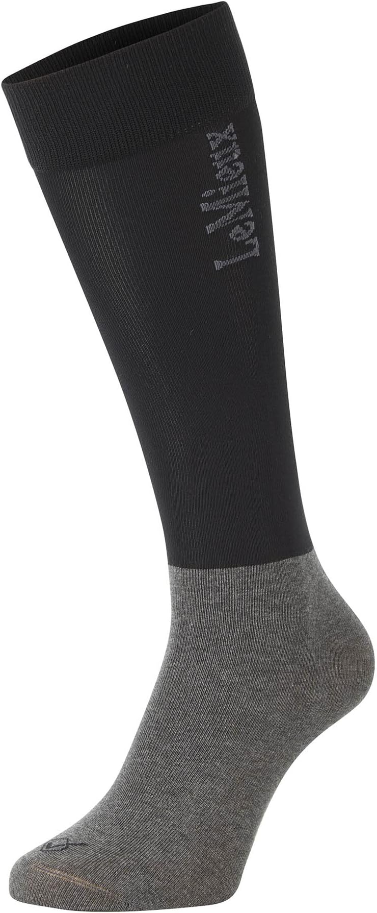 My Competition Horse Riding Socks in Black with Closely Woven Foot, Topside Seam and Micro Weight Stretch - Twin Pack - Medium