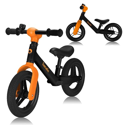 LIONELO TONI Bicicleta Sin Pedales para Niños de 18 meses a 30 kg, Ruedas de Goma PU de 25 cm