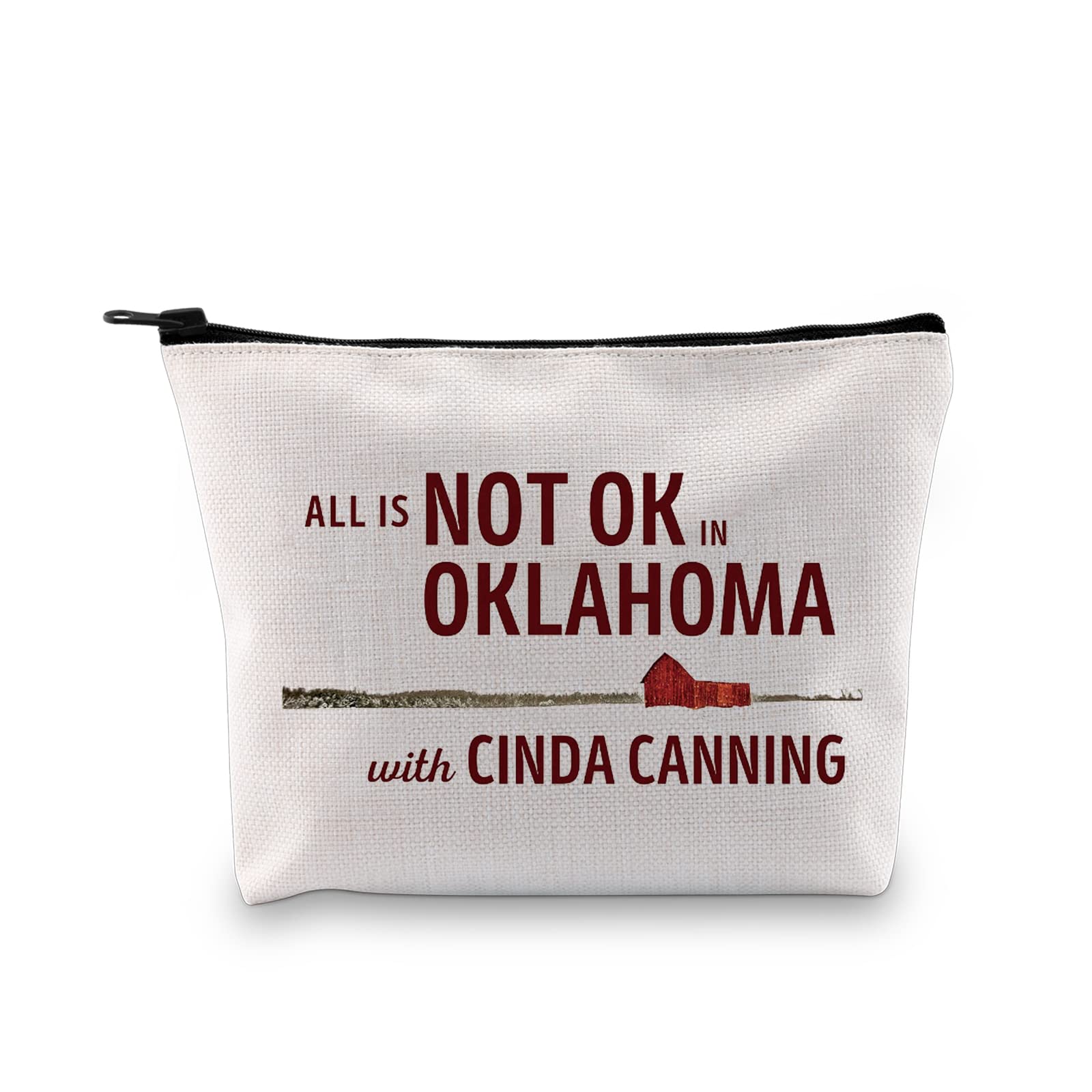 G2TUPOMITB TV Show Inspired Gift Selena Steve Martin Short Mabel Mora Mystery Makeup Bag Arconia Crime Podcast Cosmetic Bag TV Series Merchandise, Selena Steve Martin Short White Bag