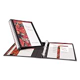 Avery 05300 Slant Ring View Binder, 1-Inch Capacity, Letter Size, Black, 1/Each – view 1