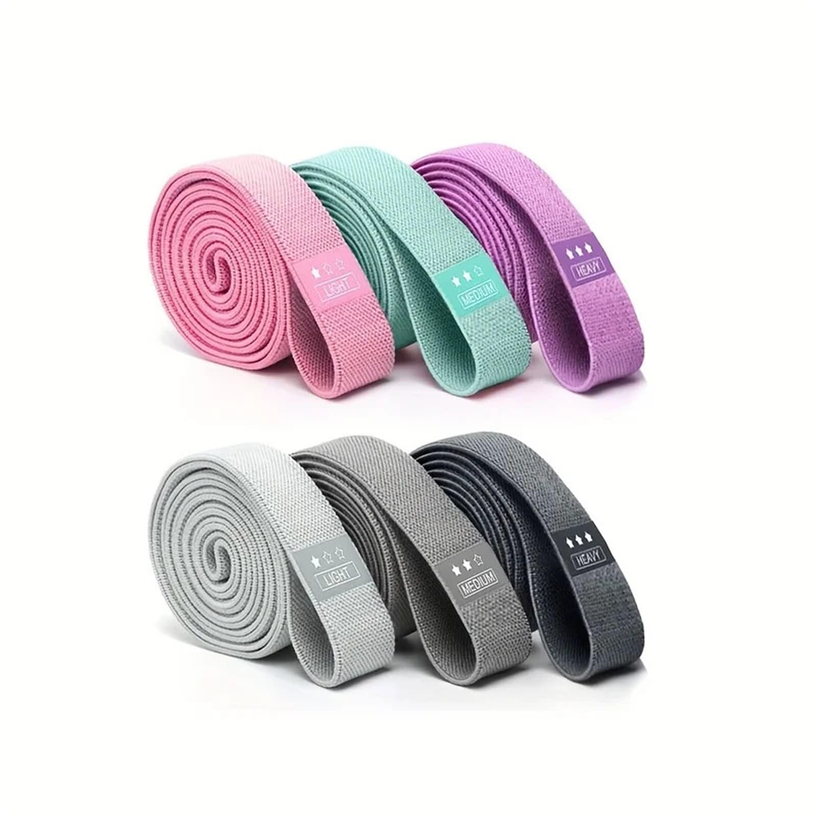 Gomas Elasticas Musculacion 3 Piezas Banda De Tensión Tejida Larga | Entrenamiento de dominadas elásticas de resistencia física