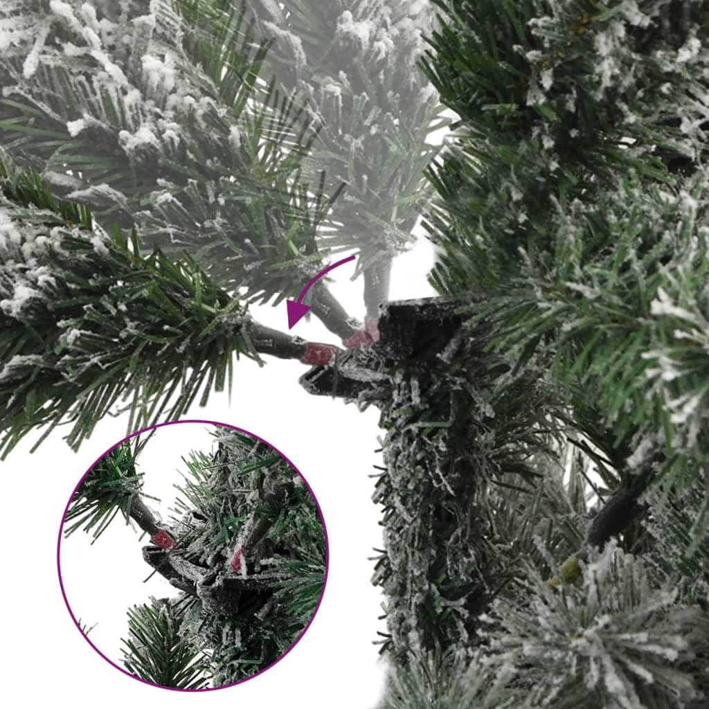 BaraSh Künstlicher Weihnachtsbaum Klappbar Beschneit 180 cm Kleiner KüNstlicher Weihnachtsbaum