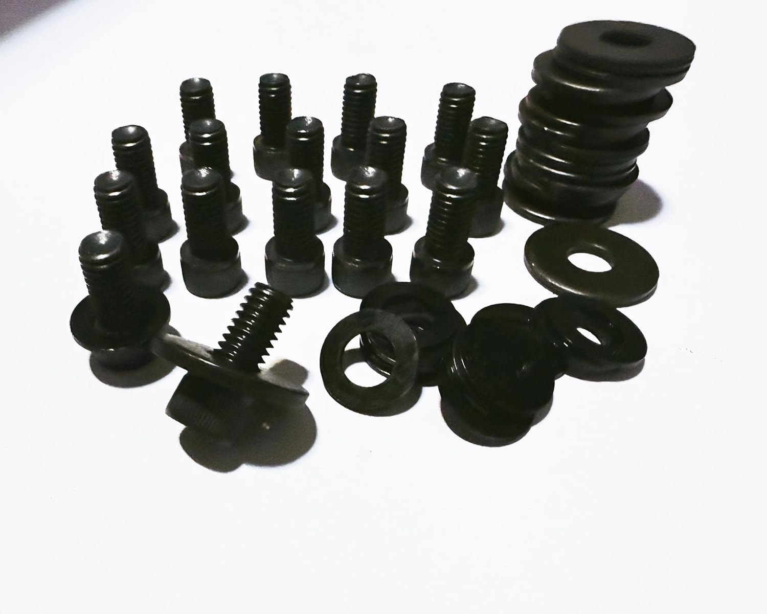 3/8" x 3/4" Allen/Hex Socket Bolts kit for SBC Small Block Ford 260 289 302 351W 351C 5.0L Install Headers to Cylinder Heads Alloy Steel
