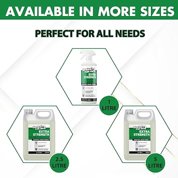 Multi-Purpose Odour Remover 2.5L - Professional Enzyme-Based Odour Control for Bins, Garages & Commercial Areas - Eliminates Organic Smells