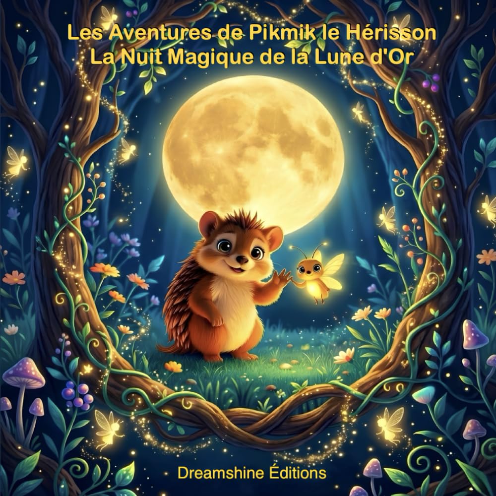 Les Aventures de Pikmik le Hérisson: La Nuit Magique de la Lune d'Or